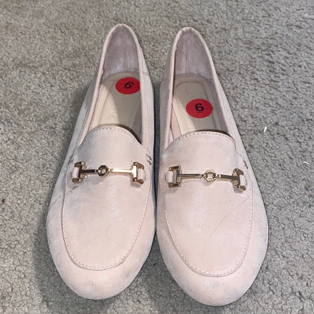 Pink Bamboo loafer size 6